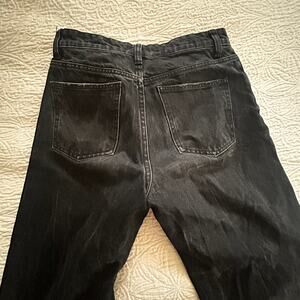 Bootcut, high waisted, black jeans zara, size 6